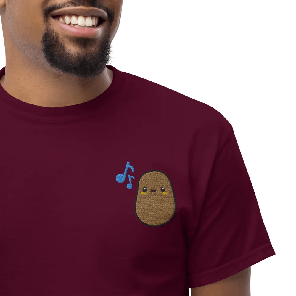 Embroidered Singing Potato T-Shirt product image (79)