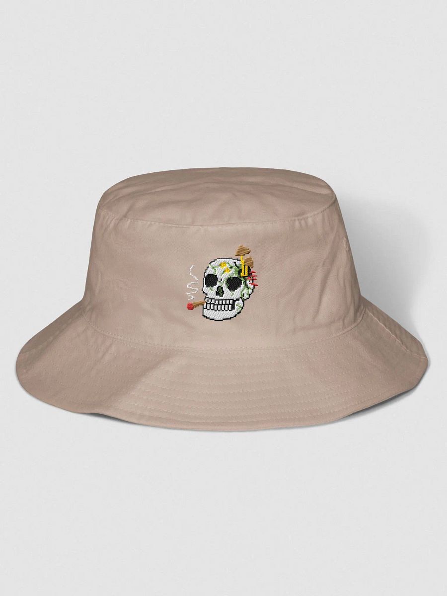 Smoking Skull Bucket Hat product image (1)