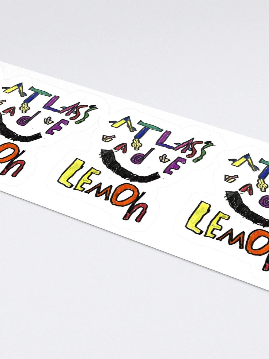 Atlas's Lemonade Kiss Cut Stickers (Set of 5) product image (4)