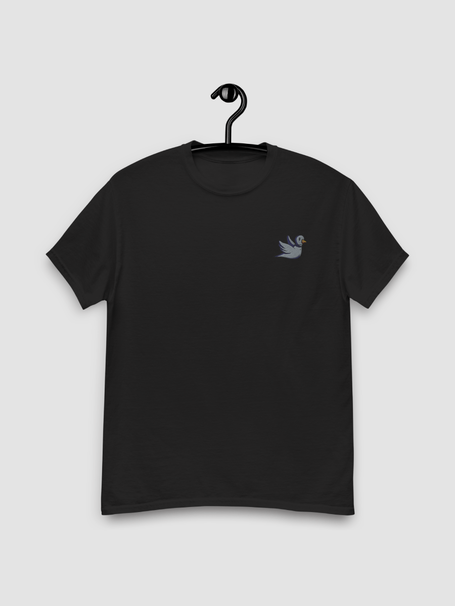 Pigeon Embroidered T-shirt | Art by Duck product image (6)