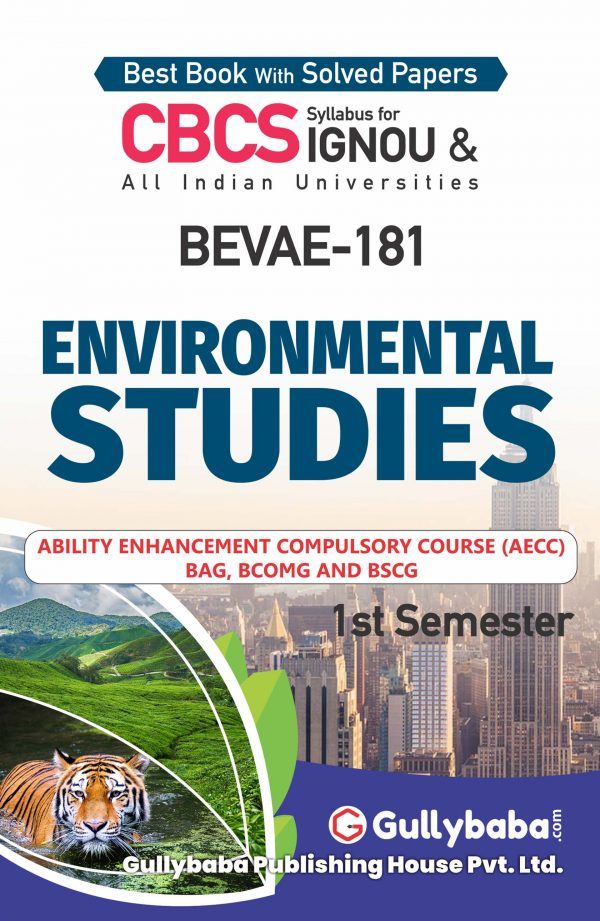 IGNOU BEVAE-181 - Environmental Studies product image (1)