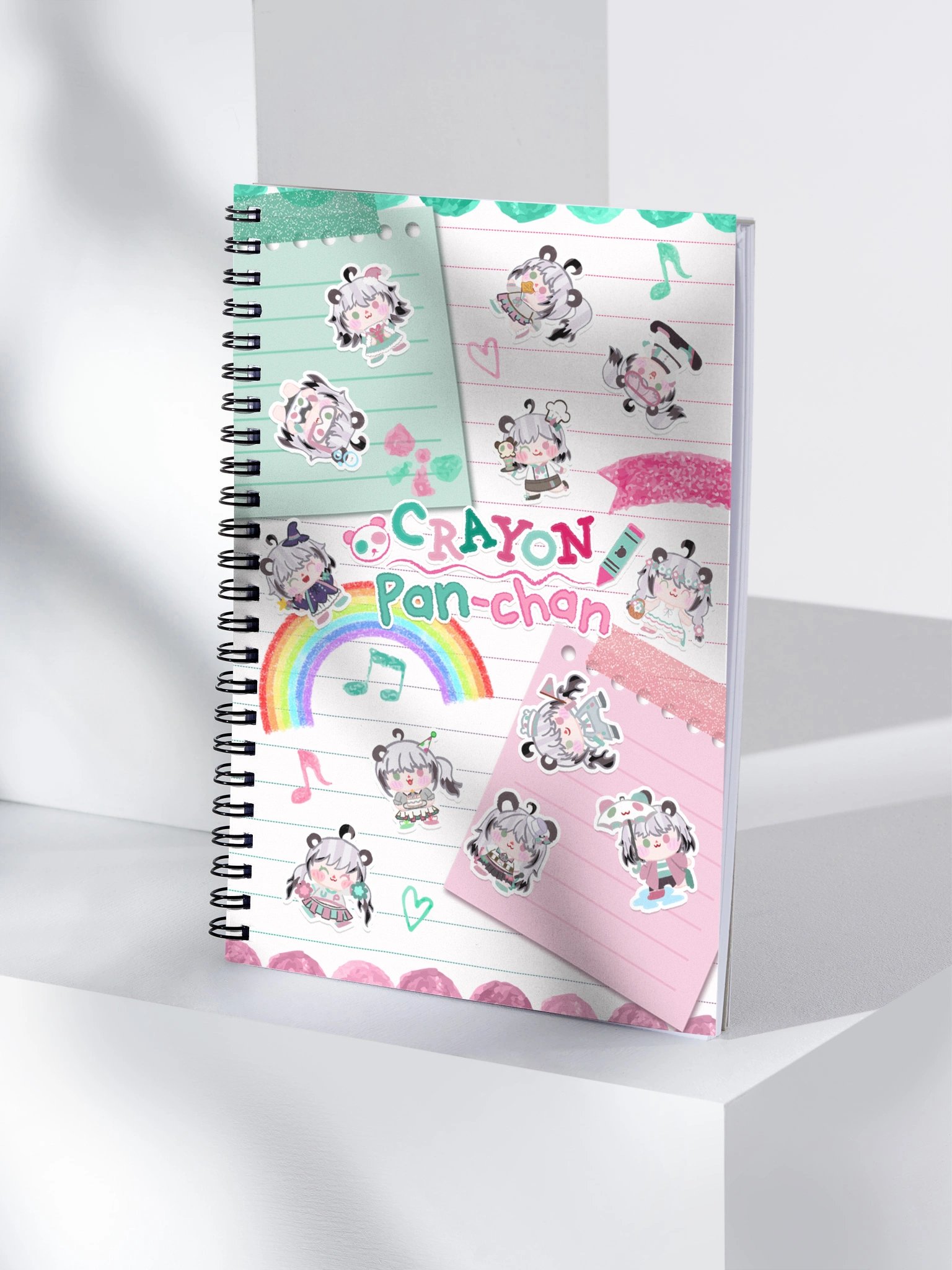 Utano Pandora 'Crayon Pan-chan' Spiral Notebook product image (4)
