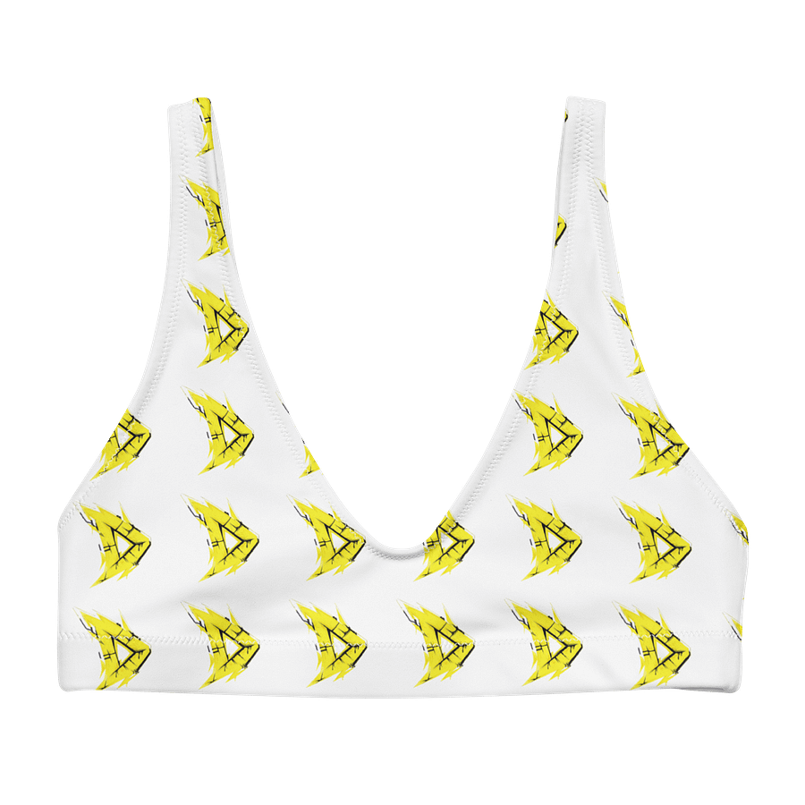 Electric Zigzag Recycled Bikini Top product image (1)