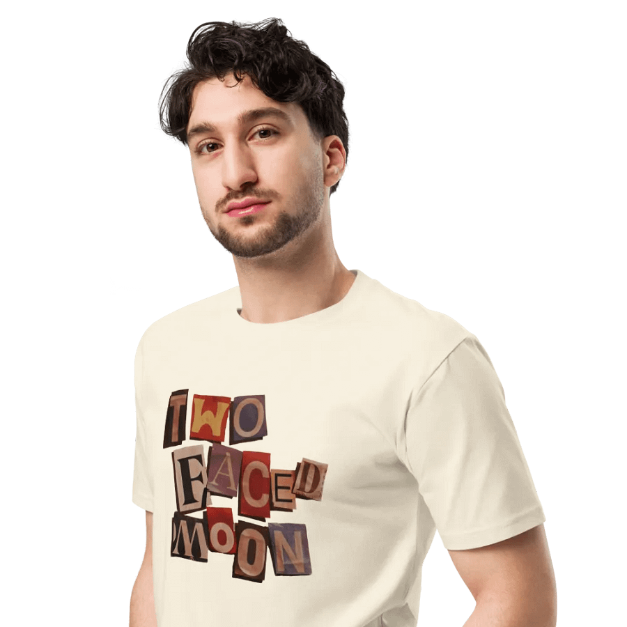 Two Faced Moon Vintage Design Tee product image (4)