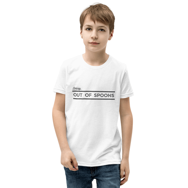 Out of S[poons] Grey Kids T-Shirt product image (1)