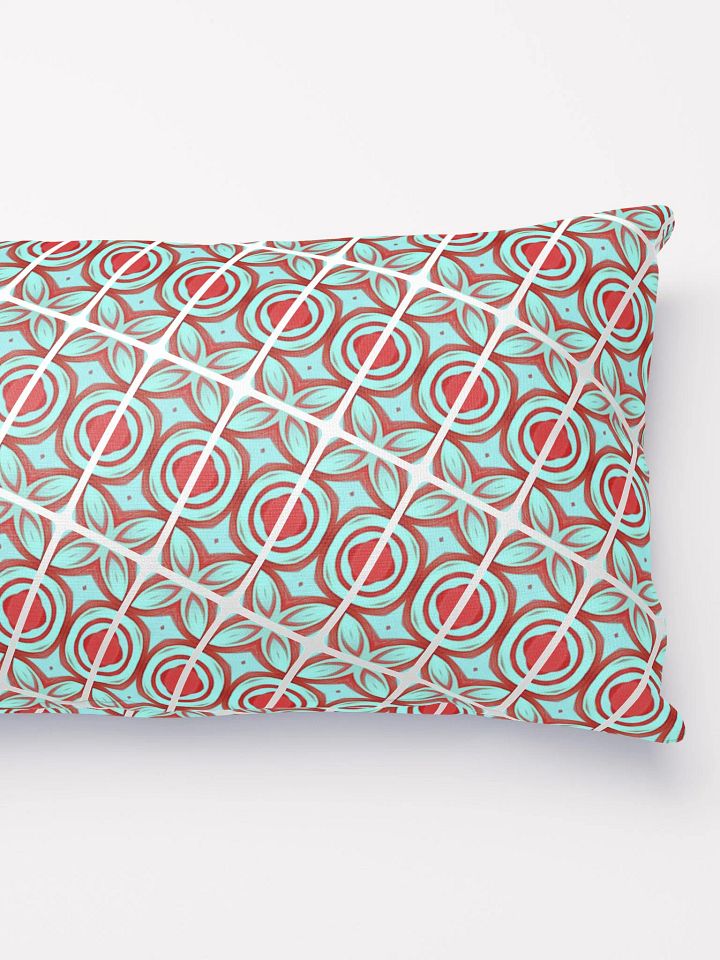 Blue & Red Diagonal Pillow product image (2)