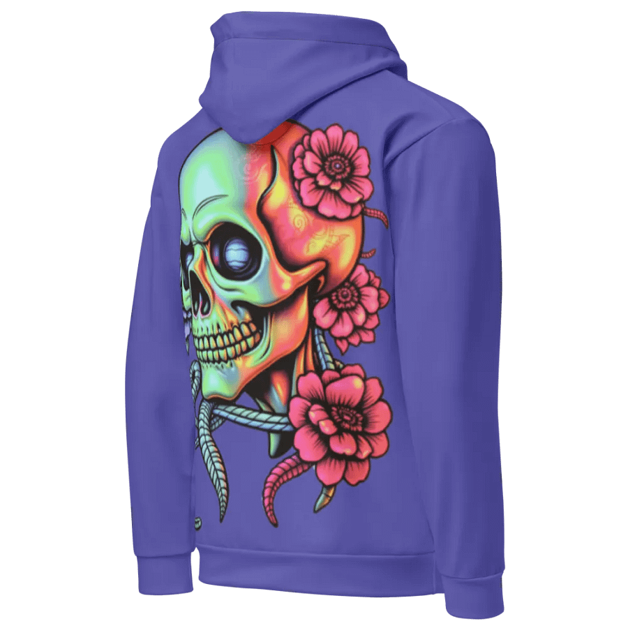 Rebel Bloom Unisex Hoodie - Violet product image (4)