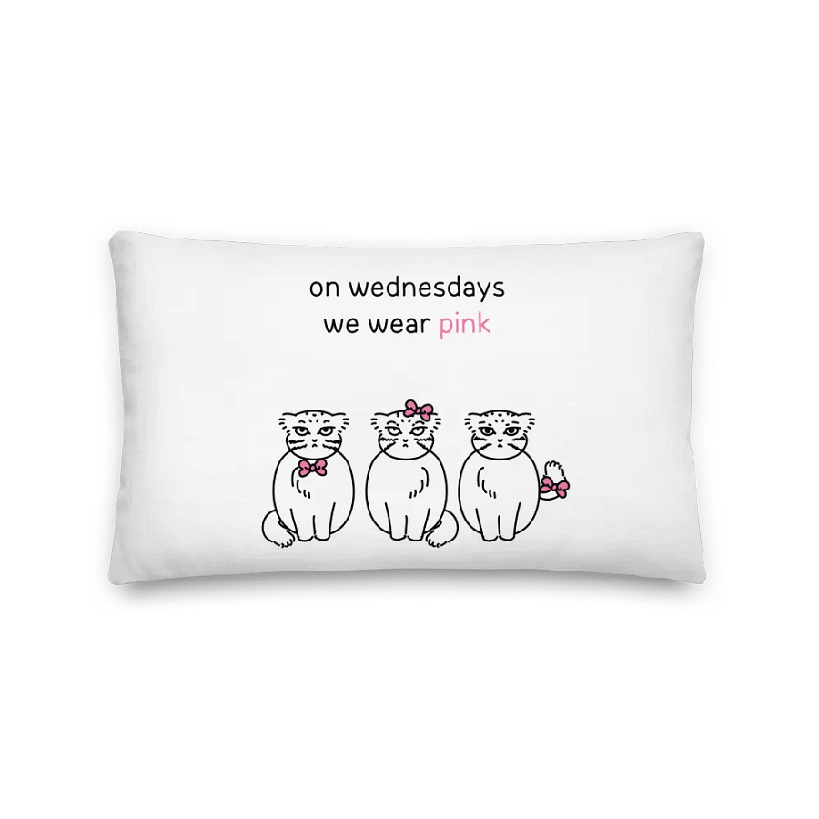 Pink Wednesdays Manul - Pillow product image (2)