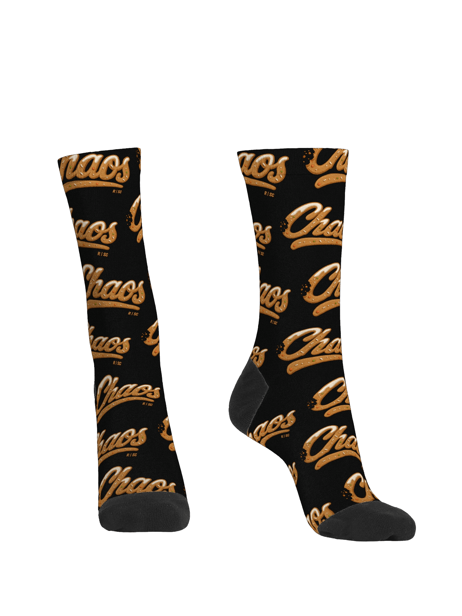 Gingeread Chaos Cookie Socks (Black) product image (2)