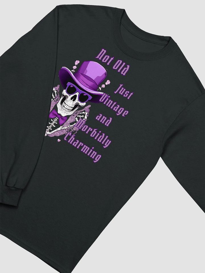 Vintage & Morbidly Charming Long Sleeve Tee product image (2)