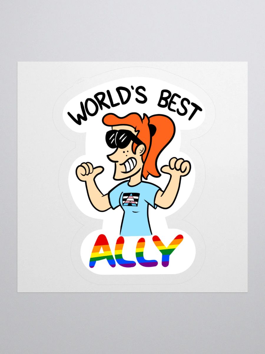 World's Best Ally Sticker product image (2)