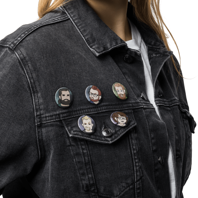 Crew Pins!! || Forge of Lore product image (1)