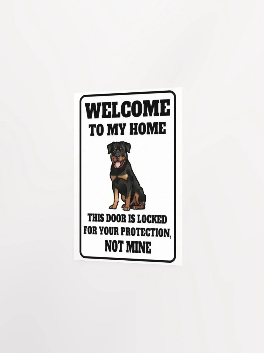 Rottweiler - This door is locked for your protection, not mine product image (14)