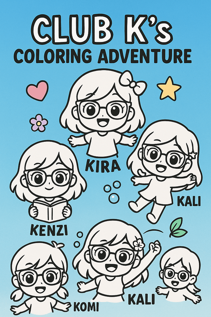 Club K Coloring Book product image (1)