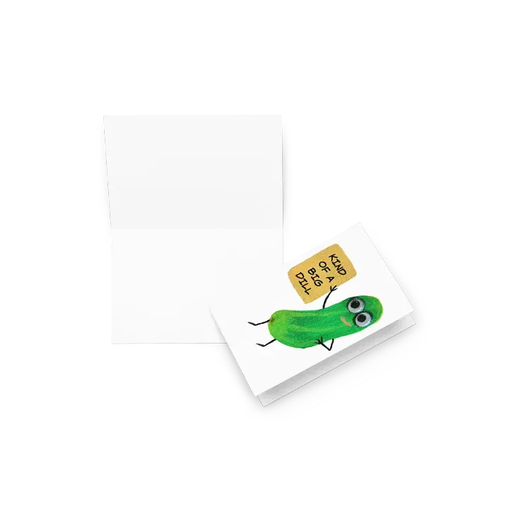 Kind of a Big Dill Pickle Greeting Card product image (2)
