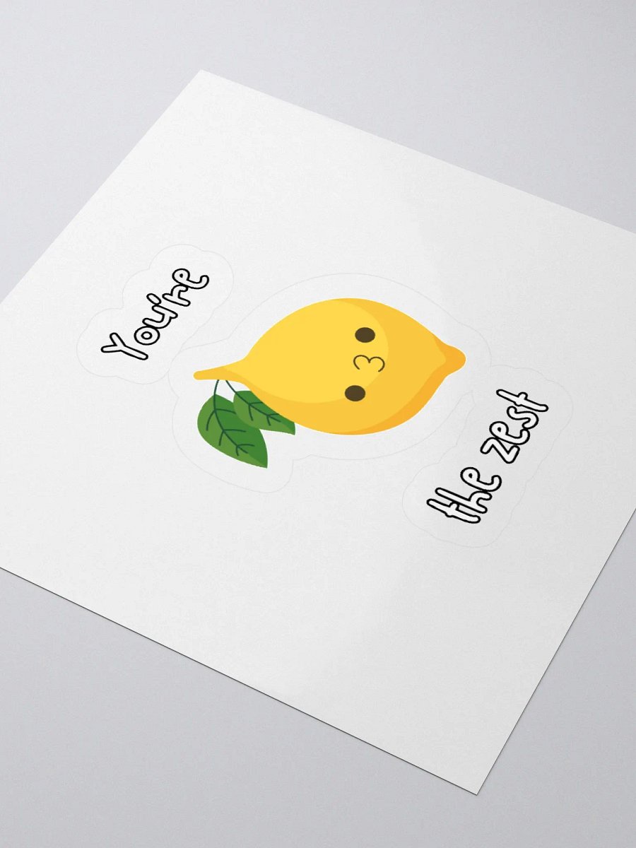 You're the zest Kiss Cut Stickers product image (3)