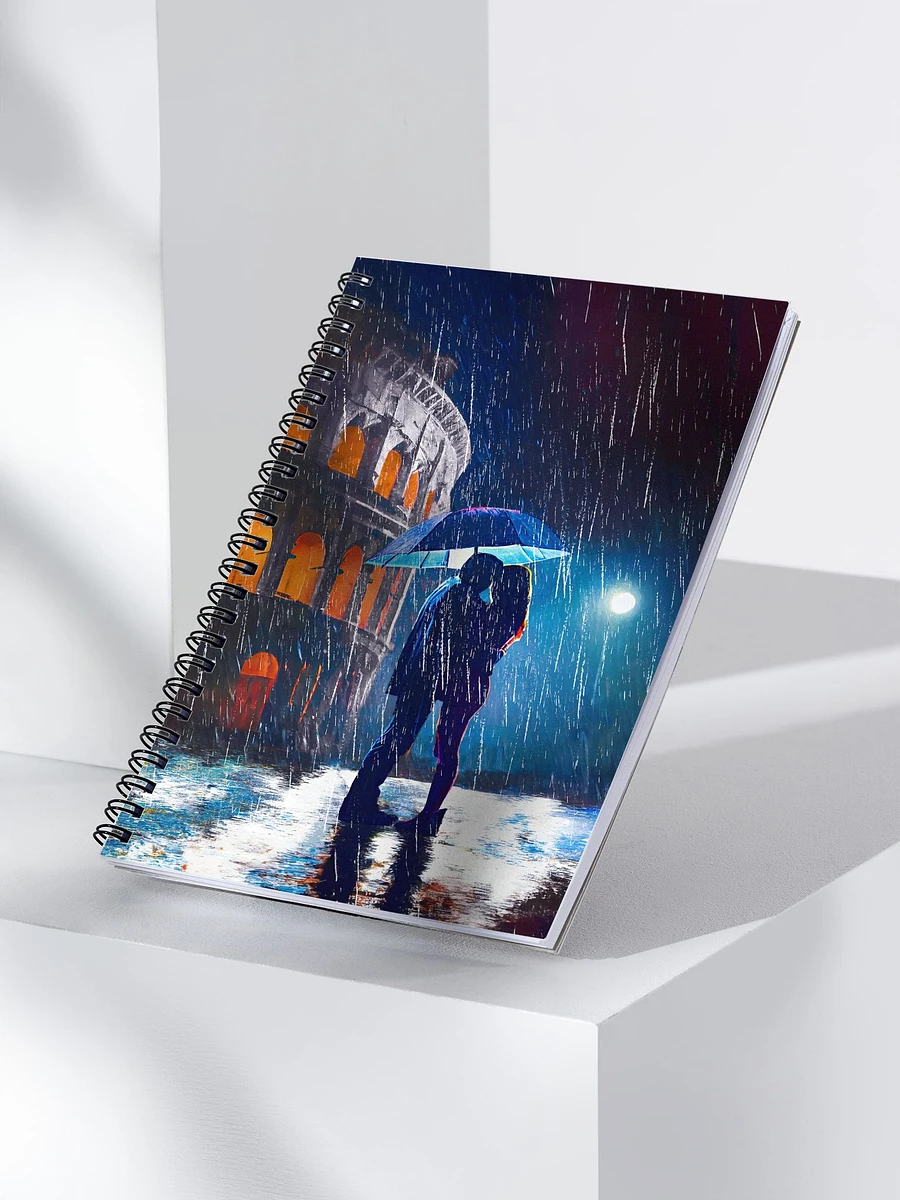 Rain by the Colosseum - Romantic Rome Spiral Notebook product image (3)
