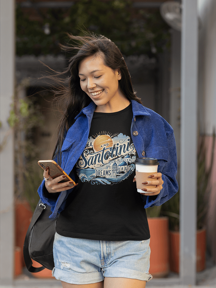 Santorini Dreams Graphic Tee product image (1)