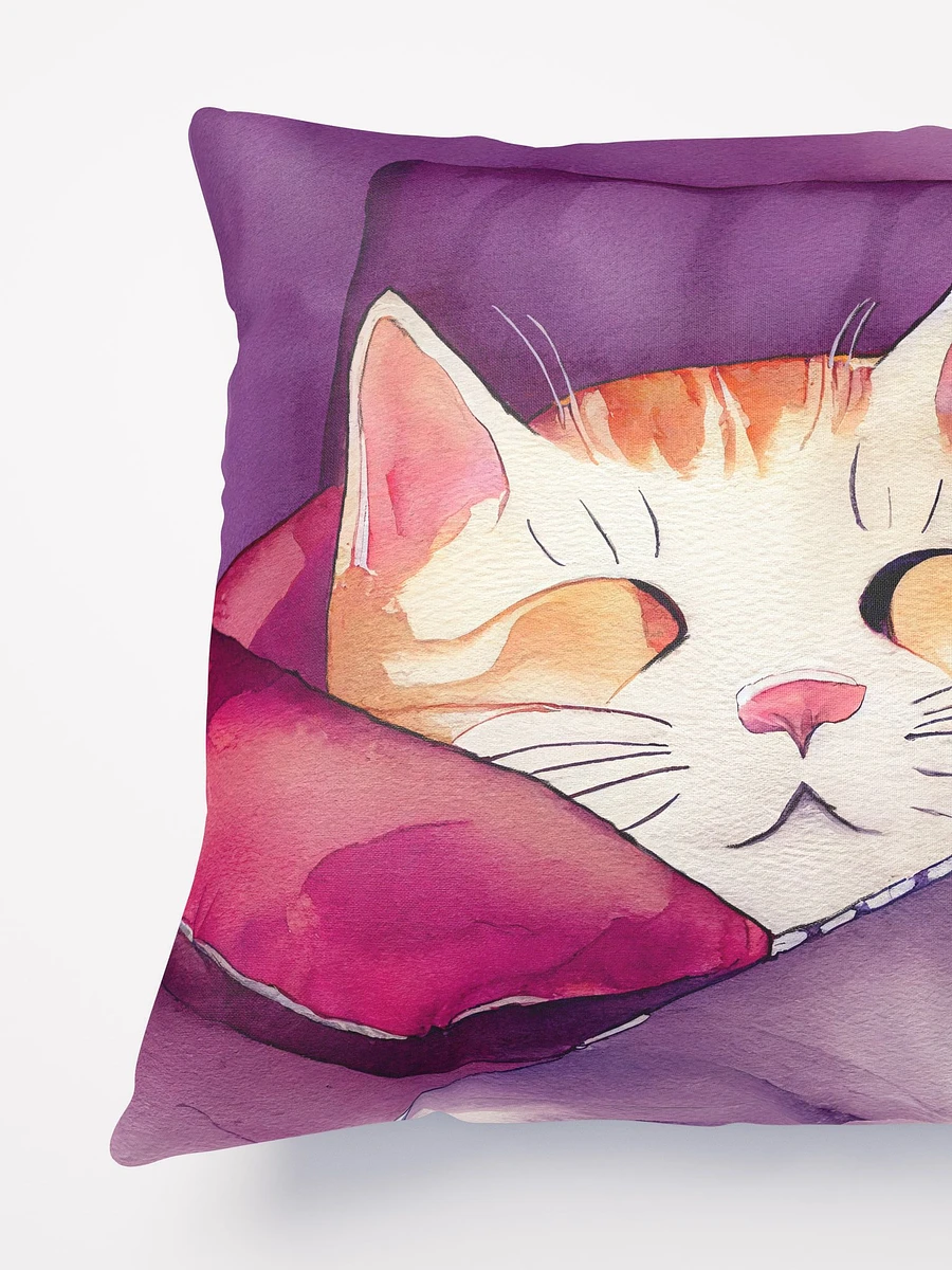 Face of Contentment - Cat Throw Pillow product image (4)