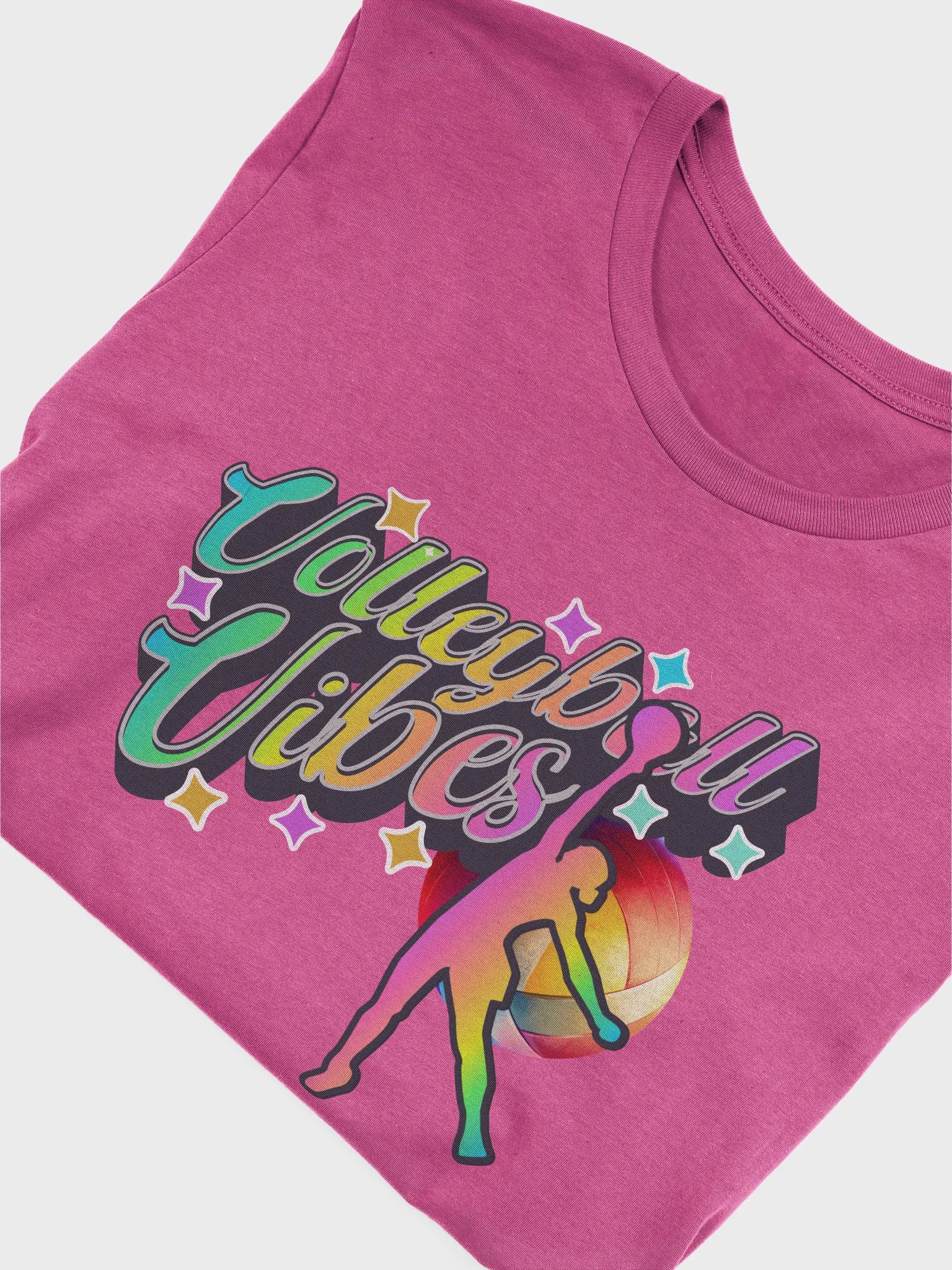 Volleyball Vibes Female Vibrant T-Shirt product image (3)