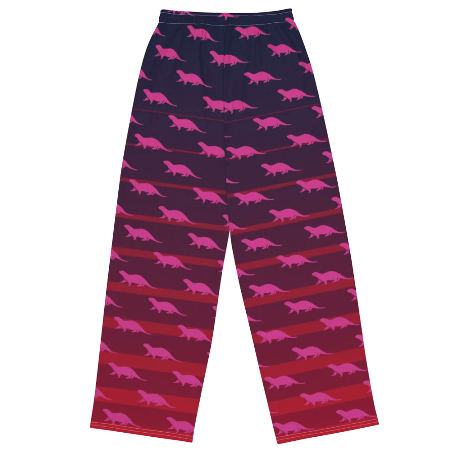 Otters on the Horizon Unisex Wide-Leg Pants product image (2)