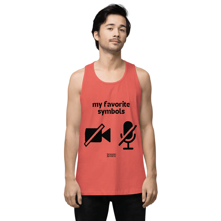Introvert Symbols Comfort Tank Top product image (2)