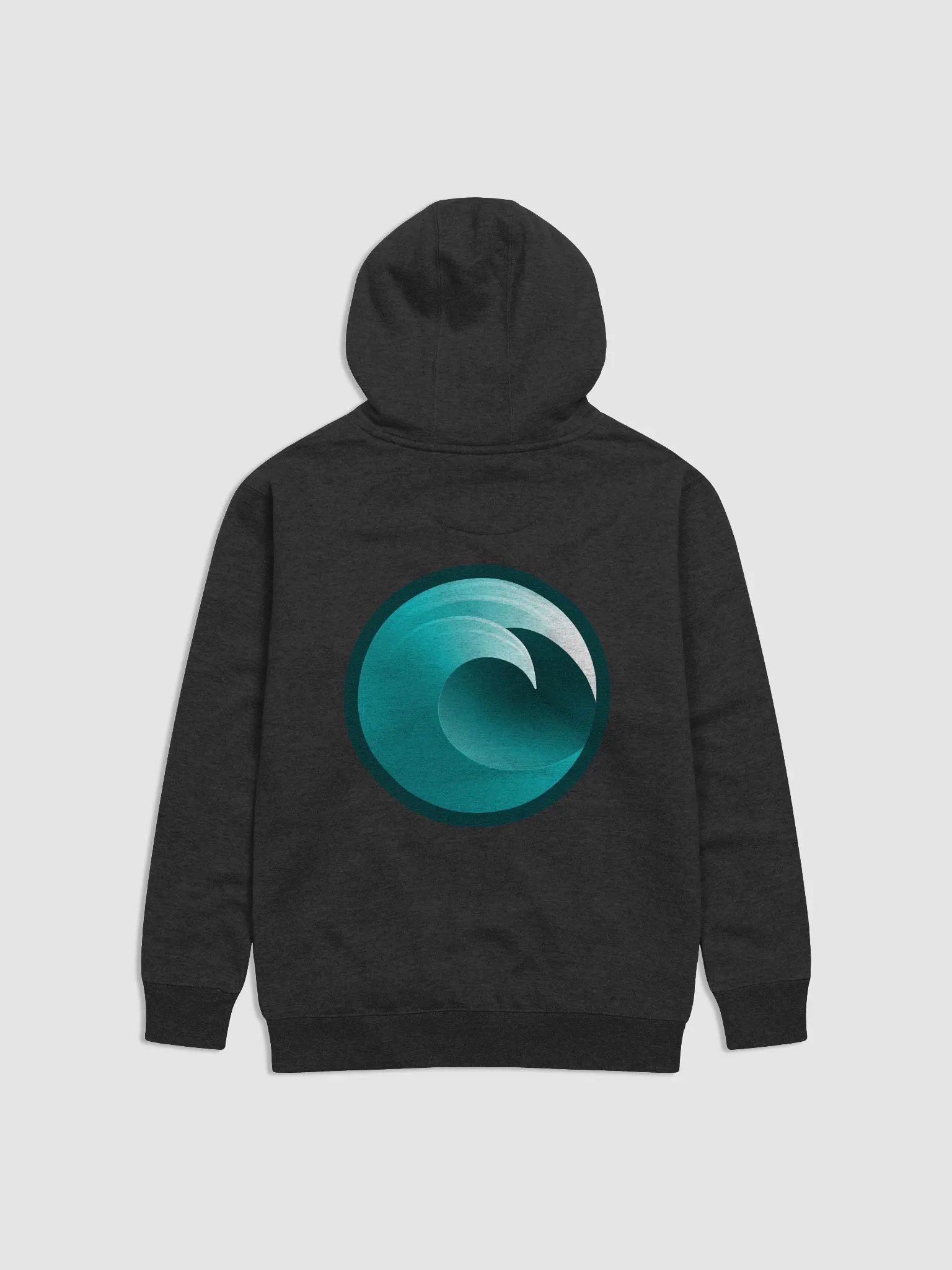 Waves Hoodie Teal Badge product image (2)