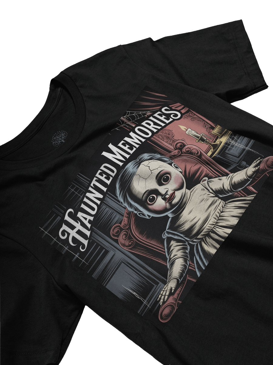 Creepy Doll 'Haunted Memories' T-Shirt - Unisex Supersoft Gothic Design product image (29)