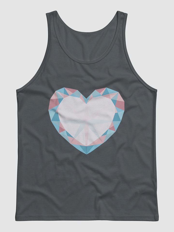 Crystal Heart Trans Pride Tank Top product image (1)