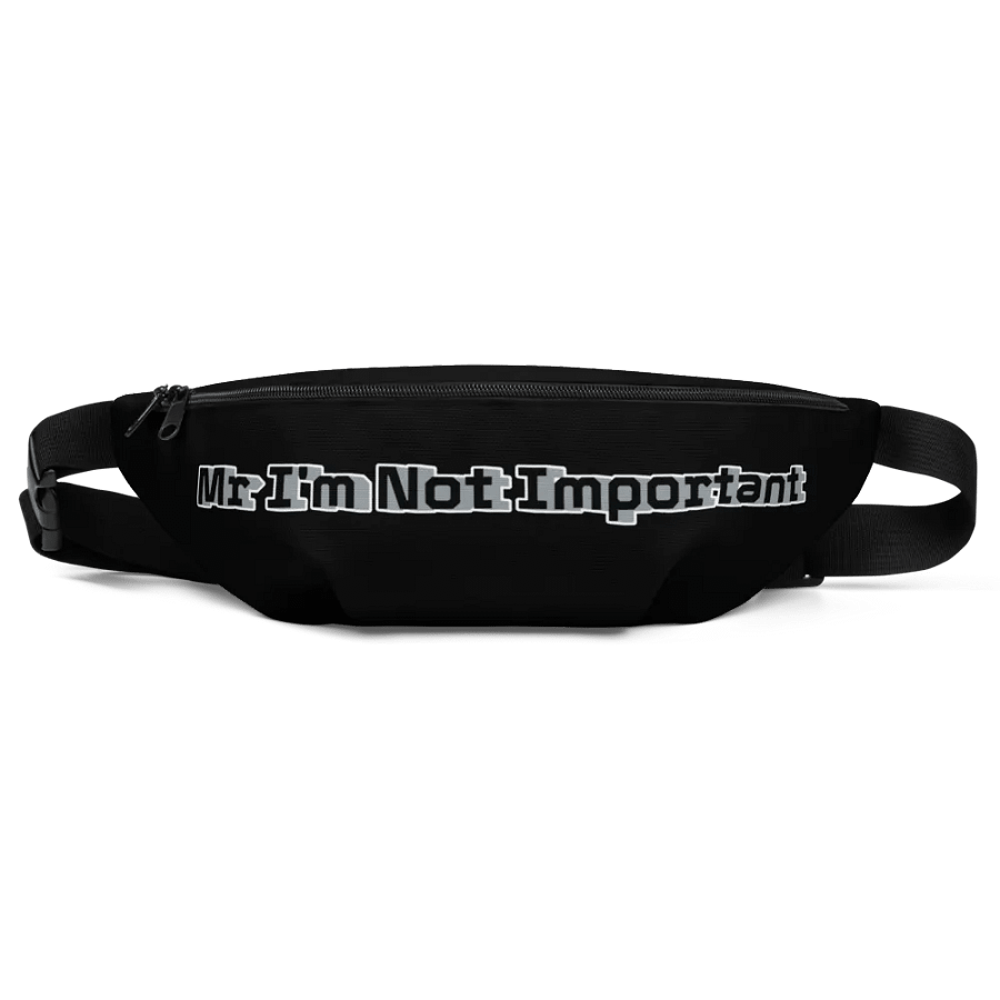 Fanny Pack - Black - Mr I'm Not Important product image (1)