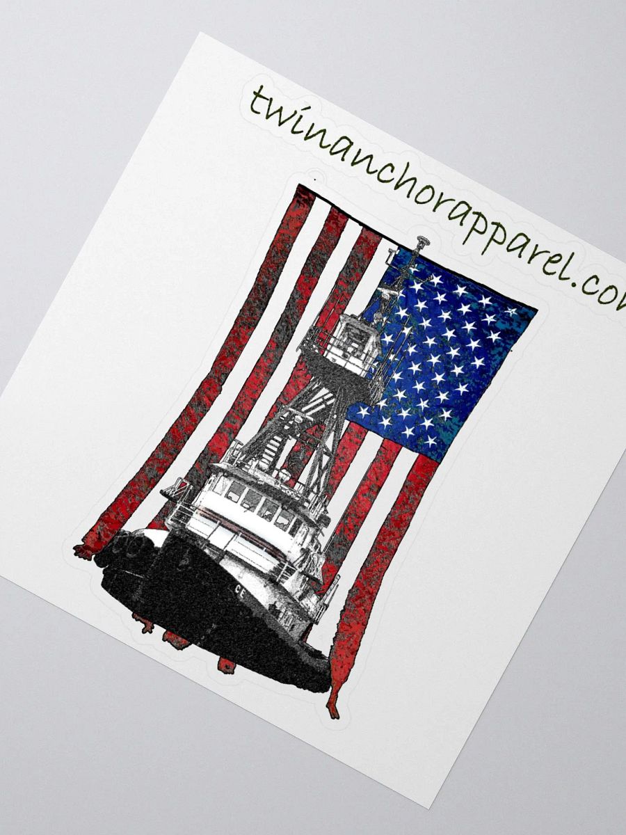 Tug CE & CE Flage Kiss Cut Stickers product image (2)