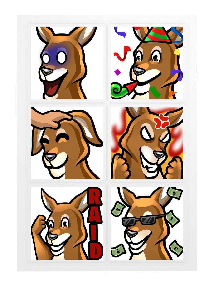 Emote Sticker Pack 3 product image (3)