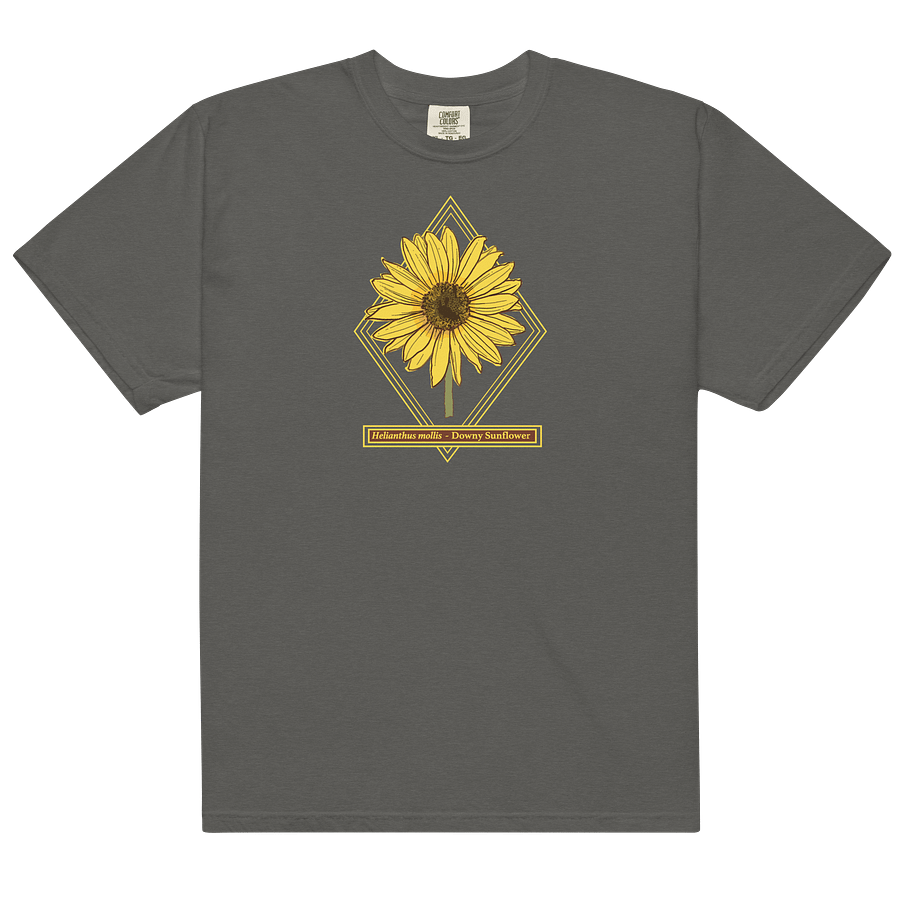 Helianthus Sunflower Unisex Heavyweight 100% Cotton T-Shirt product image (59)