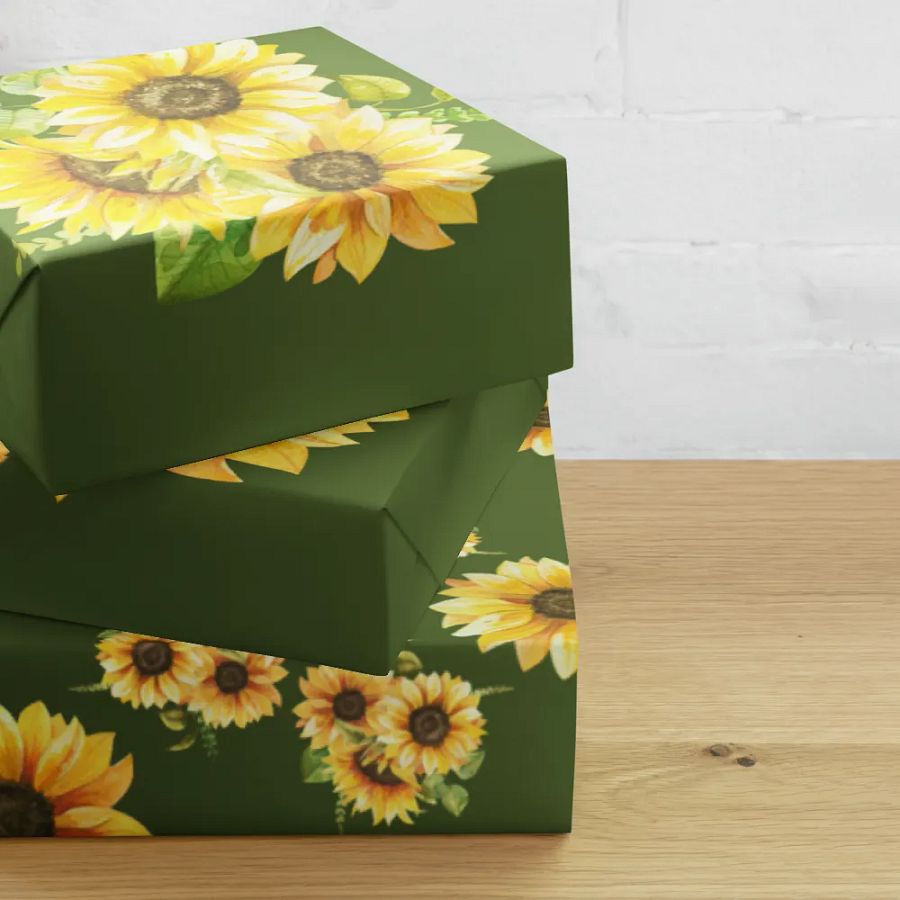 Sunflower Symphony Wrapping Paper Set product image (8)