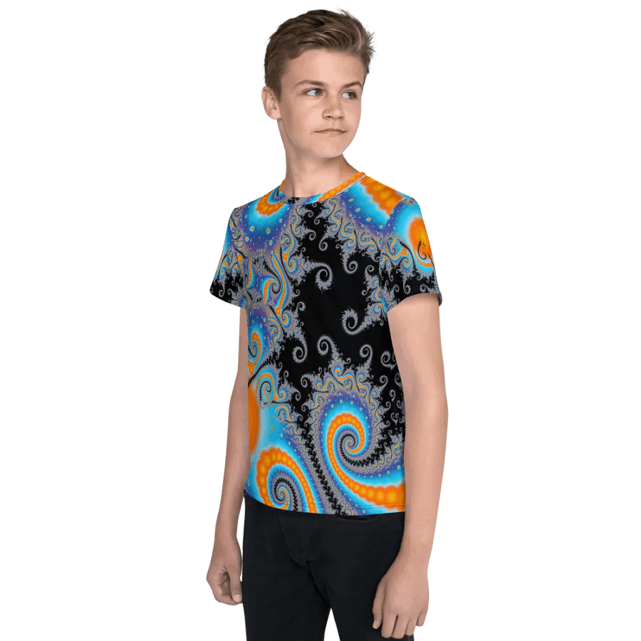 Fractal youth T-shirt - Party at the Orange Factory product image (4)