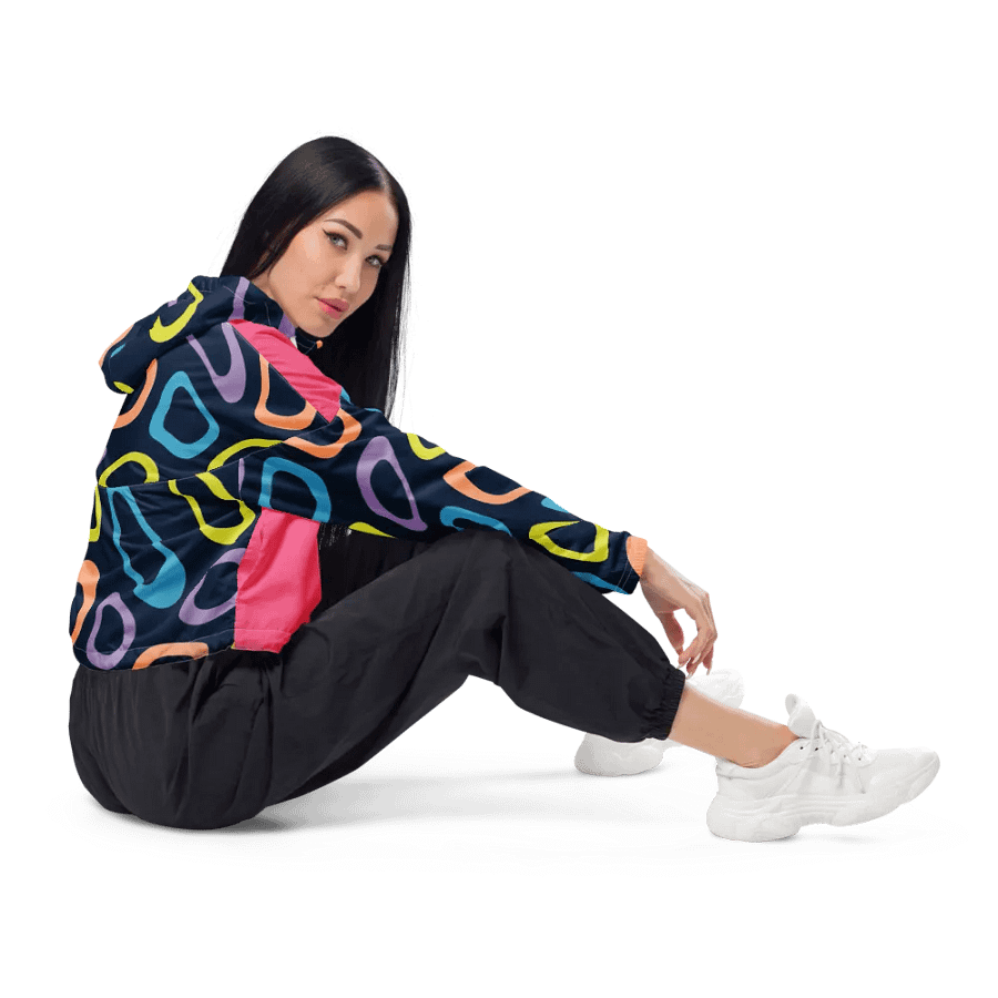 Pink Power Mesh: Women's Cropped Windbreaker product image (5)