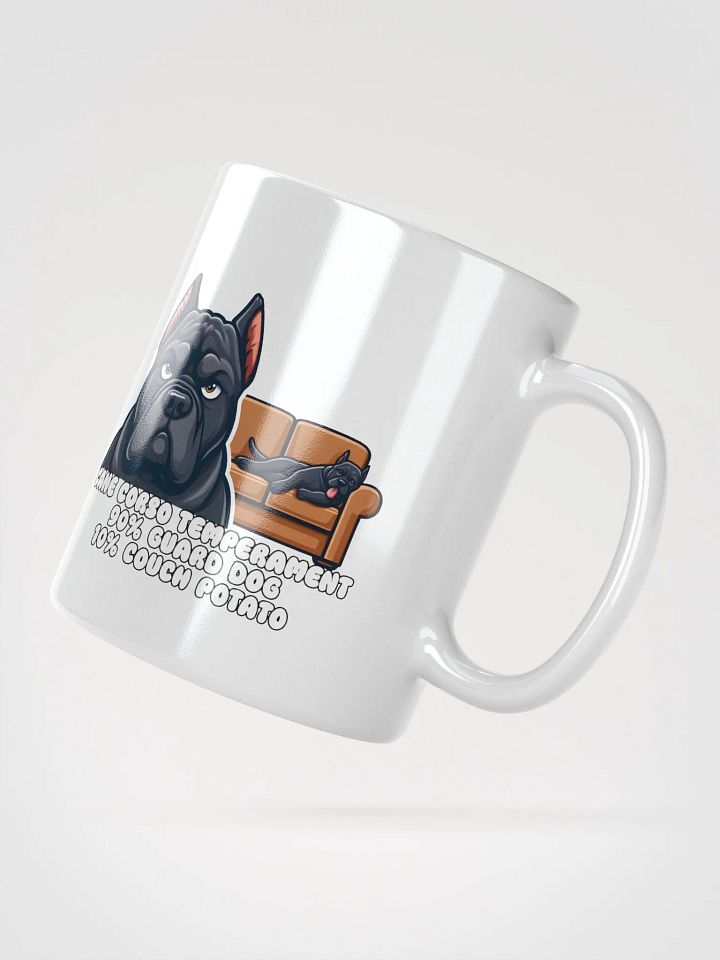 Cane Corso Temperament Mug: 90% Guard Dog, 10% Couch Potato product image (2)