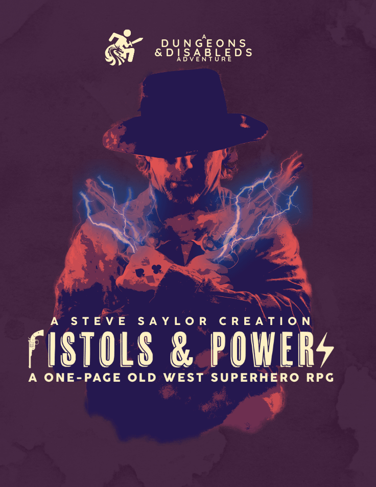 Pistols & Powers - A One-Page Old West Superhero RPG product image (1)