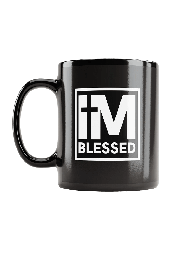I'm Blessed Mug (Black) product image (2)