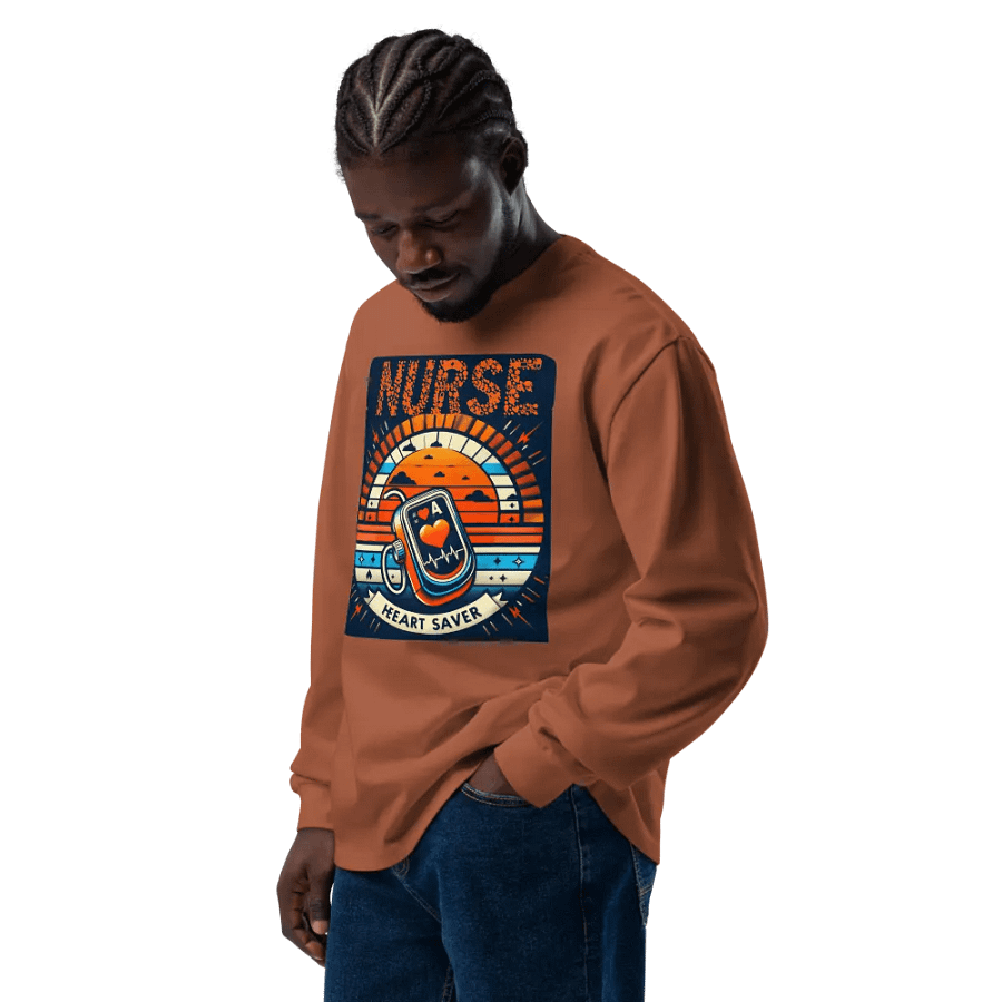 Heart Saver Nurse Long Sleeve Shirt product image (11)