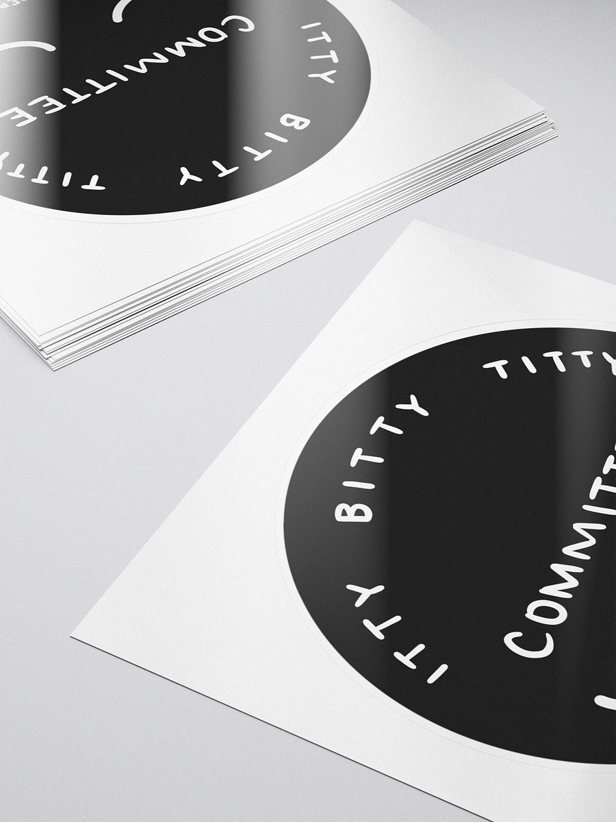 Itty Bitty Titty Committee Member Sticker product image (5)