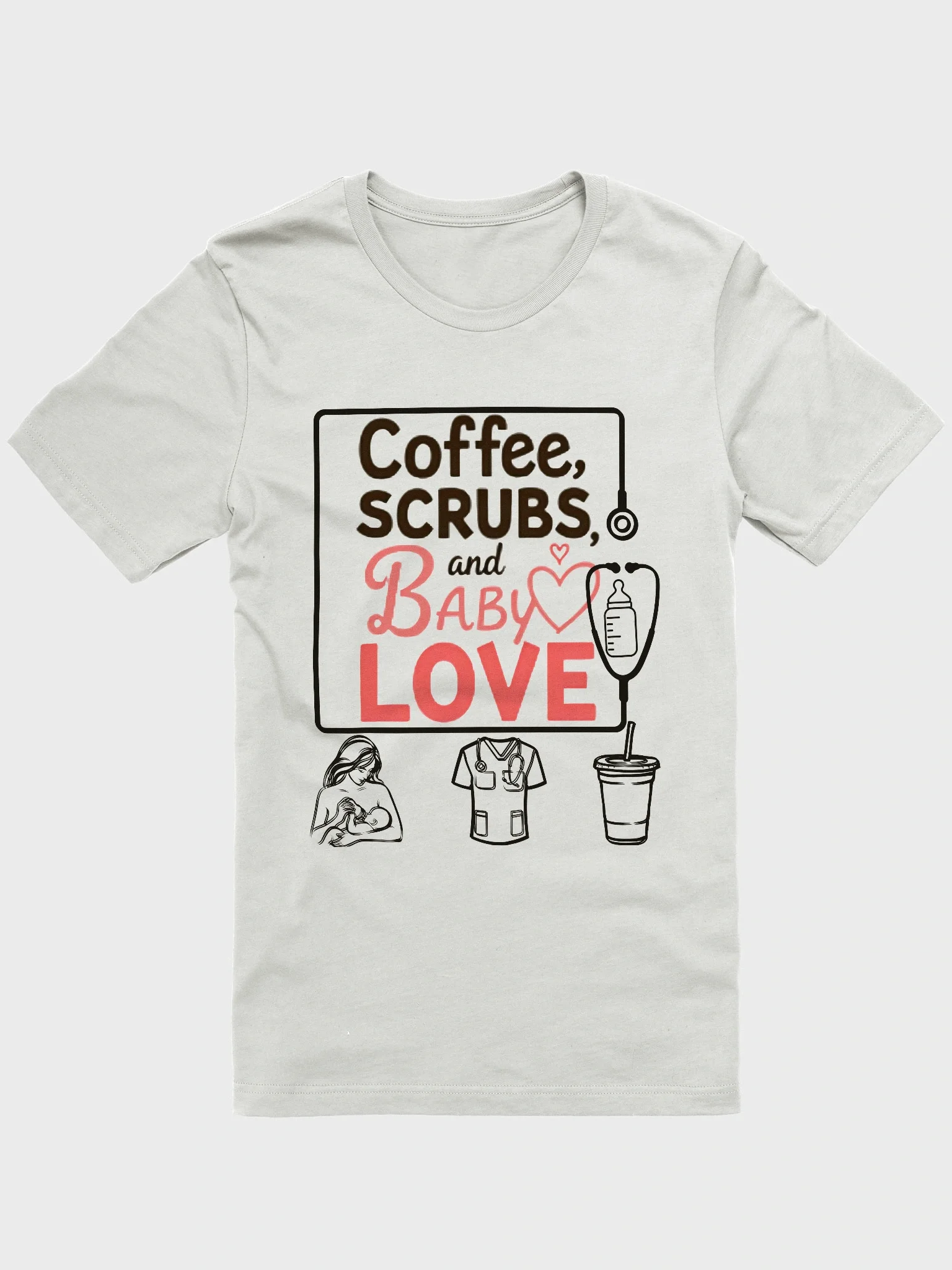 Heartfelt Medical Scrubs T-Shirt product image (25)