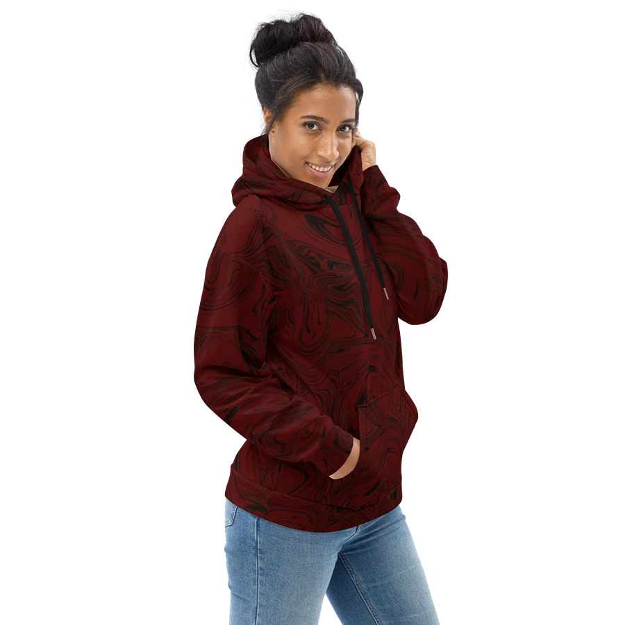 Crimson smoke hoodie product image (2)
