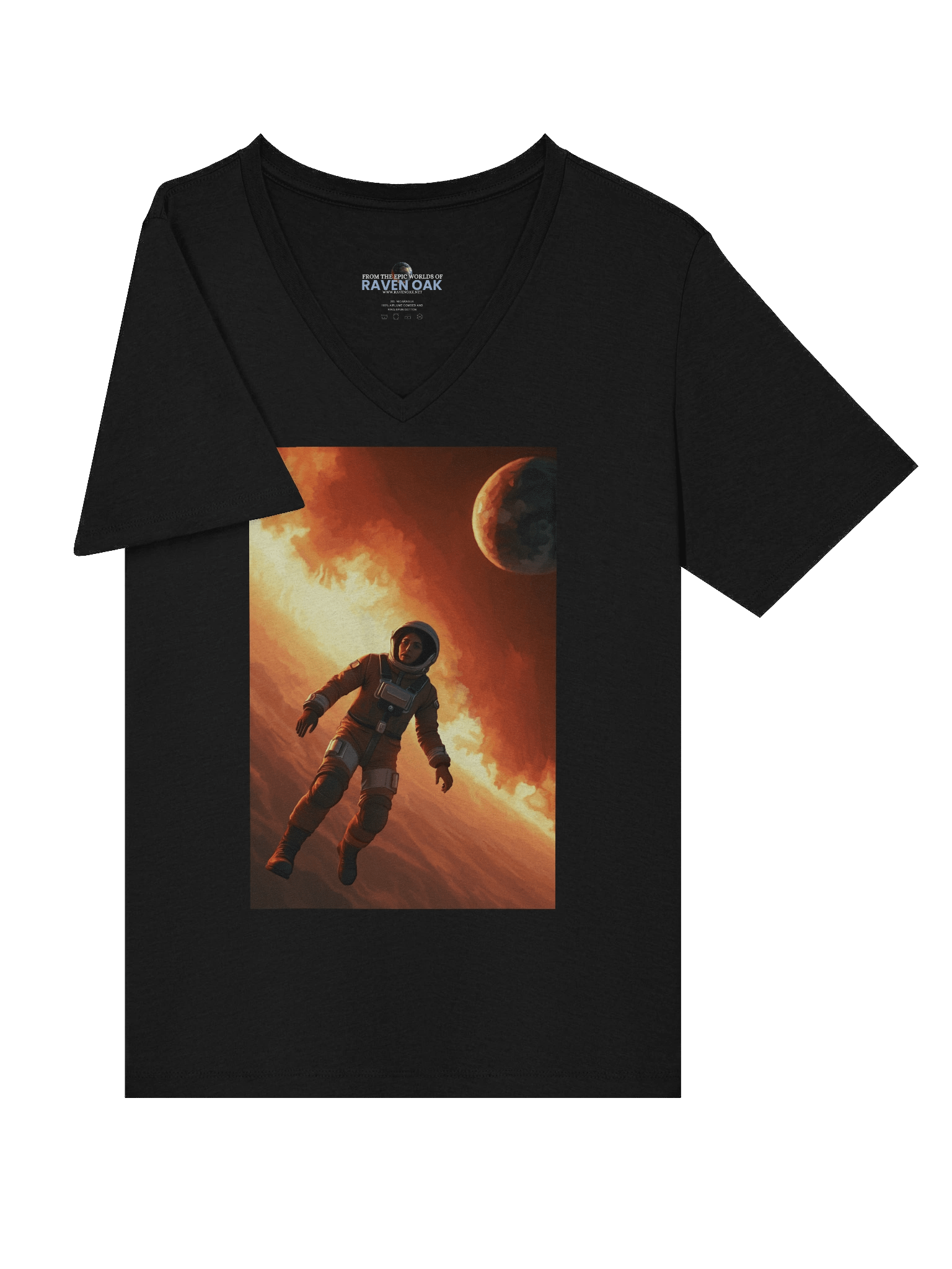 World on Fire Women's V-Neck Shirt product image (21)