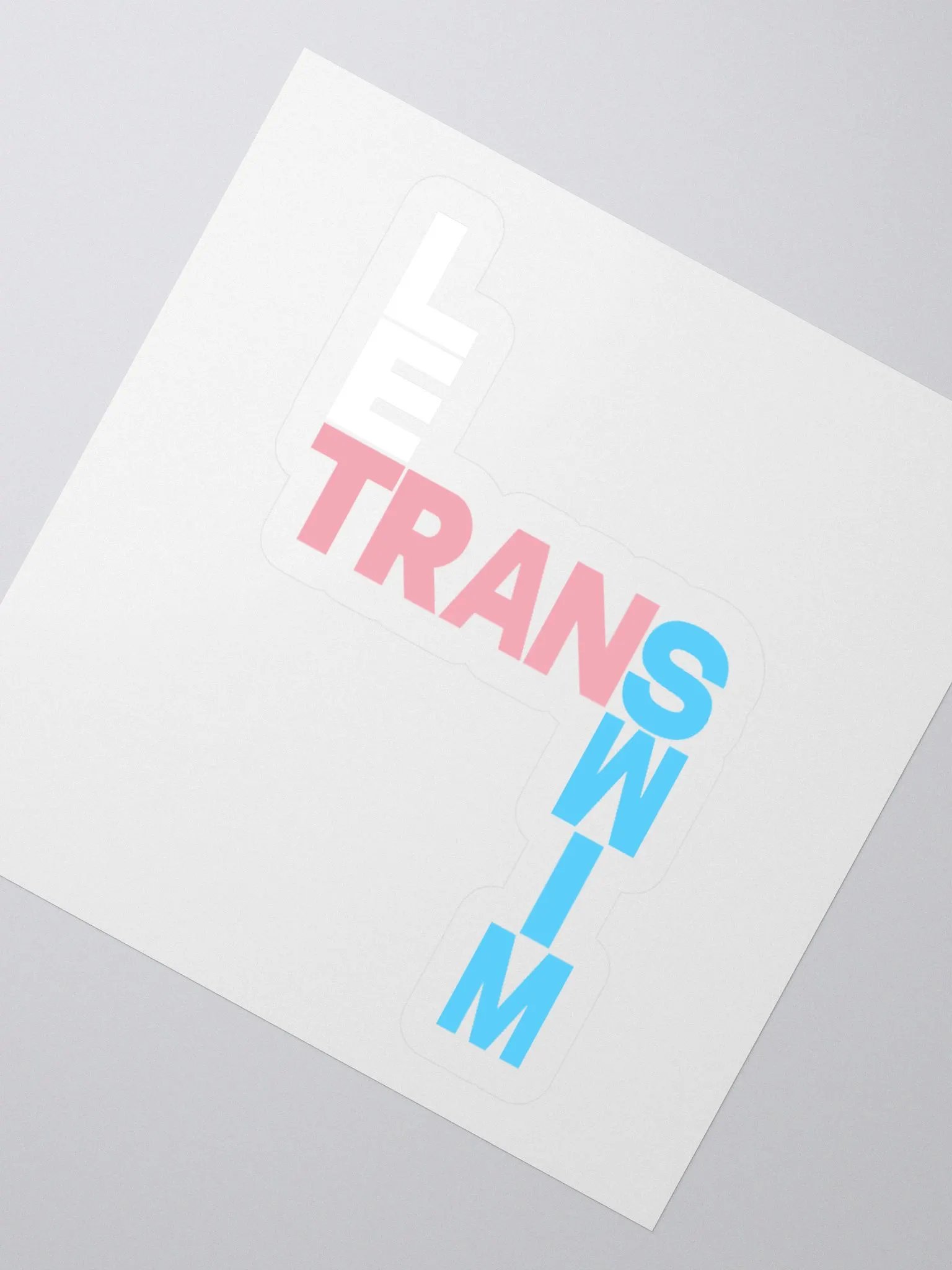 Let Trans Swim - Stickers product image (2)
