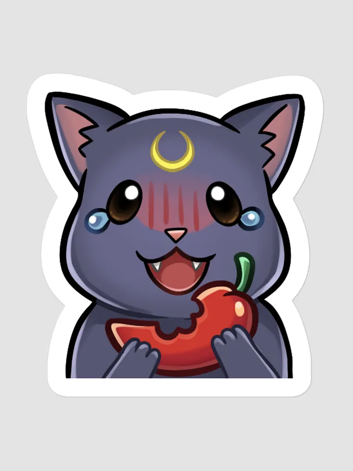 Spicy Moon Cat Sticker product image (1)