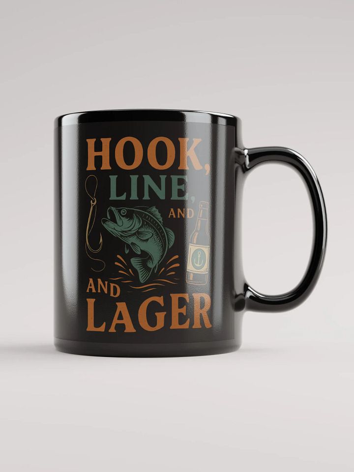 Funny Mug – Hook, Line, & Lager | Fishing & Beer Gift product image (2)