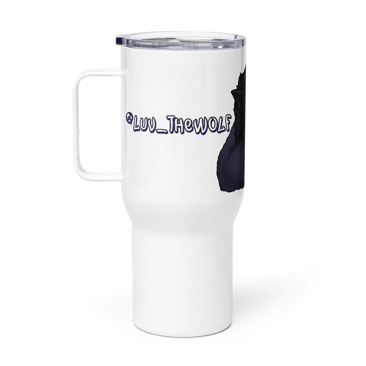 "The Slumbering Wolf" Sturdy Travel Mug product image (1)