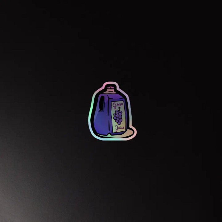 Grape Juice Holo Sticker product image (2)