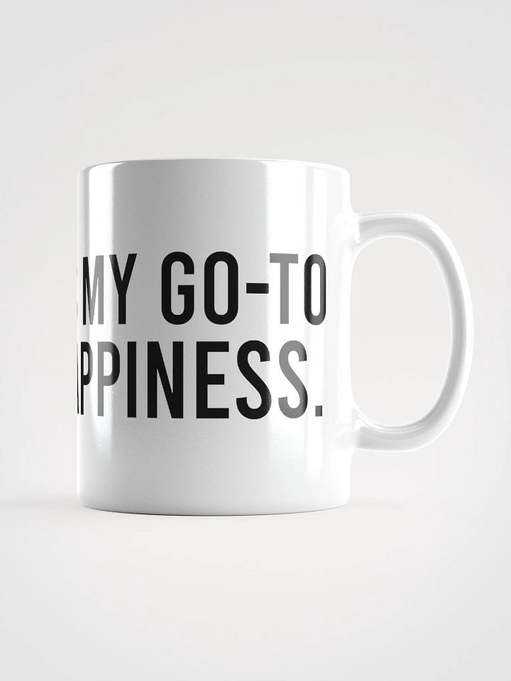 This mug is my go-to dose of happiness. - coffee mug product image (2)